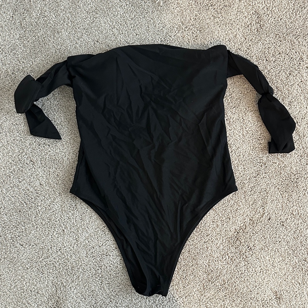 Aerie Black One Piece Swimsuit Medium